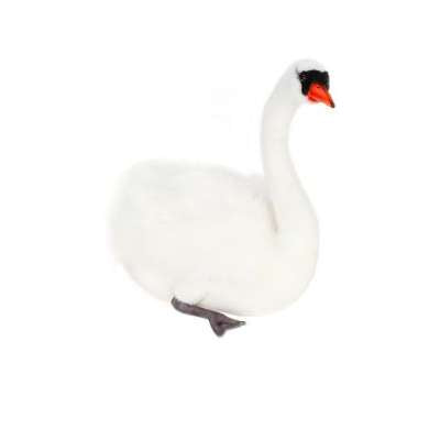 Swan White 11" H