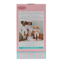 My Little Girl  Polka Dot Pinafore, Dark Skin Tone, Brown Eyes, Brunette Hair!