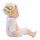 My Little Girl Rainbow Overalls, Light Skin Tone, Blonde, Blue Eyes, Blonde Hair!