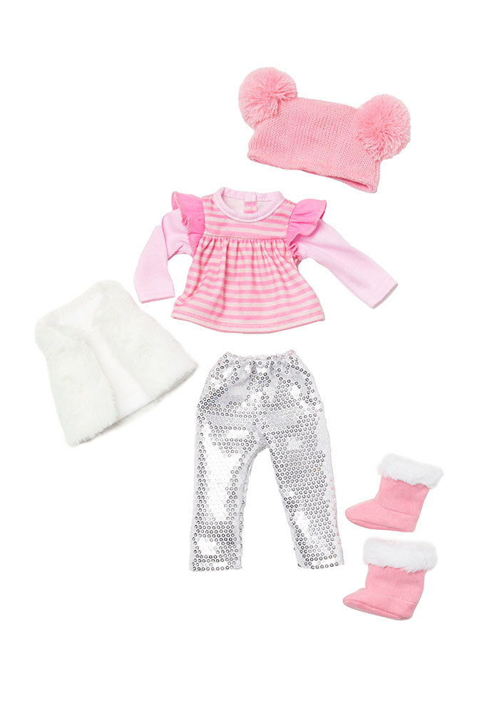Winter Carnival Outfit Set For 14" Alexander Girlz and Kindness Club Dolls!