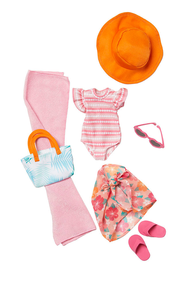 Sun Is Fun Outfit Set For 14" Alexander Girlz and Kindness Club Dolls!