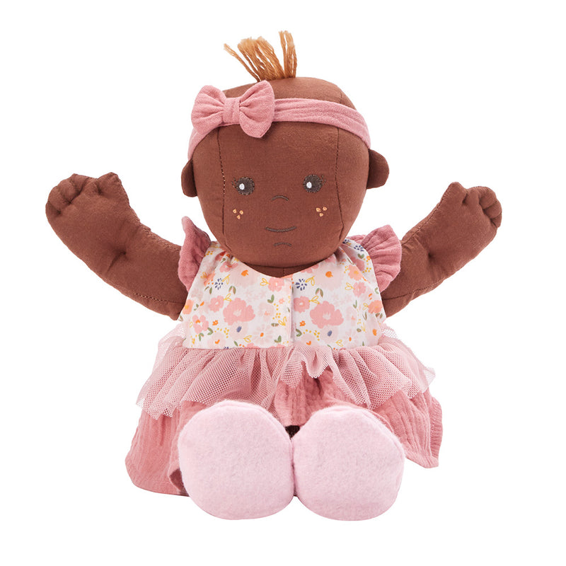 Baby Lexi Cloth Doll Dark Skin Tone, Ecco-Friendly