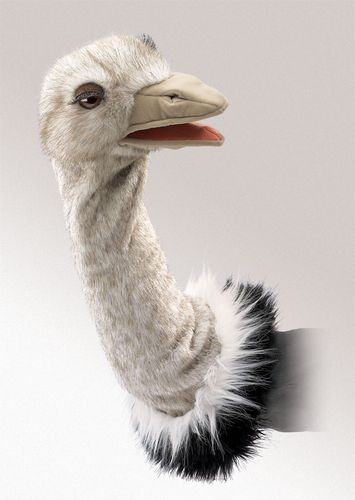 Bird, Ostrich Stage Puppet