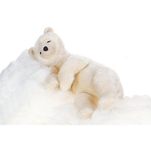 Bear, Polar, Sleeping, Cream Colored