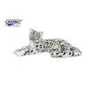 Leopard, Snow, Jacquard, Lifesize, 41" Long