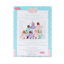 My First Baby Powder Pink, Dark Skin Tone, Painted Brown Eyes!