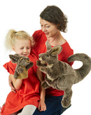 Kangaroo with Joey Hand Puppet (2 puppets in one), In Stock!