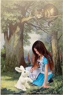 Standing White Bunny Rabbit  Hand Puppet, For Easter!  In Stock!