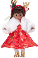 Deer Santa, Dark Skin, Brown Eyes, Brunette, 2023 Centennial Celebration!  Limited Edition of 200!