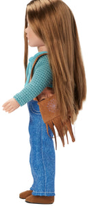 Paisley, 14" Alexander Girlz Doll, Light Skin Tone, Brown Eyes, Brunette Hair, New for 2024!  In Stock!