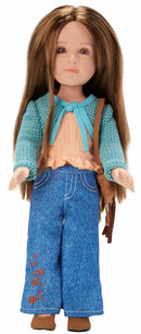 Paisley, 14" Alexander Girlz Doll, Light Skin Tone, Brown Eyes, Brunette Hair, New for 2024!  In Stock!