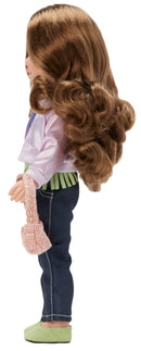 Emmi, 14" Alexander Girlz Doll, Light Skin Tone, Brown Eyes, Brunette, New for 2024!  In Stock!