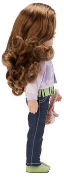 Emmi, 14" Alexander Girlz Doll, Light Skin Tone, Brown Eyes, Brunette, New for 2024!  In Stock!