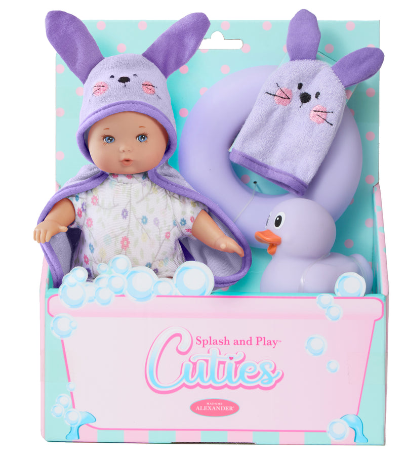 Splash and Play Little Cuties Pink, 8" Baby Doll, New for 2025!  In Stock!