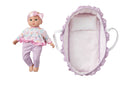 Sweet Smiles Slumber Carrier, 14" Baby Doll New for 2025!  In Stock!