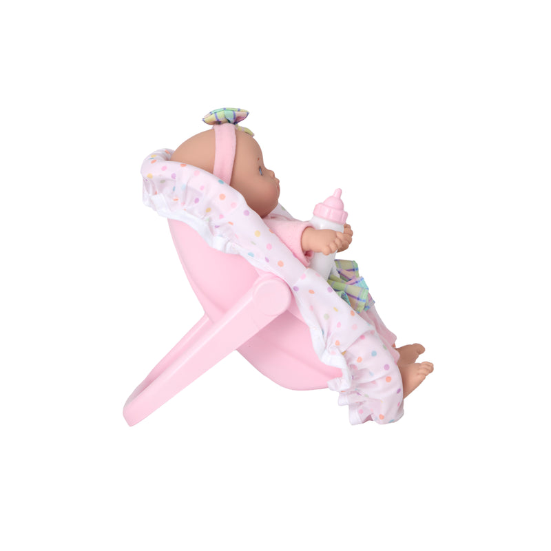 Little Cuties On The Go Playset 8" Baby Doll, New for 2025!  Expected to ship in May!  Pre-Order!