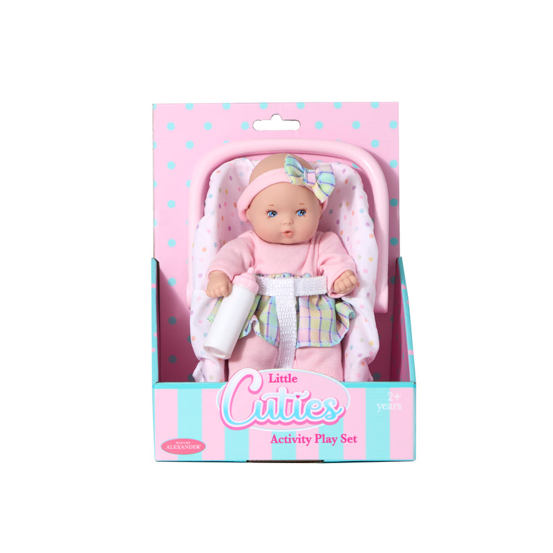 Little Cuties On The Go Playset 8" Baby Doll, New for 2025!  Expected to ship in May!  Pre-Order!