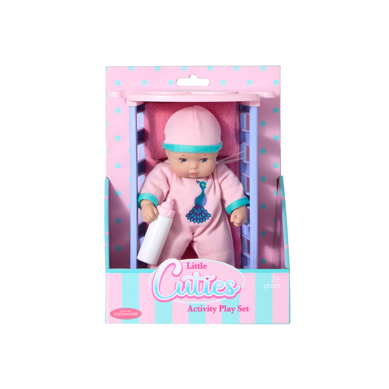 Little Cuties Nighty Night Playset 8" Baby Doll, New for 2025!