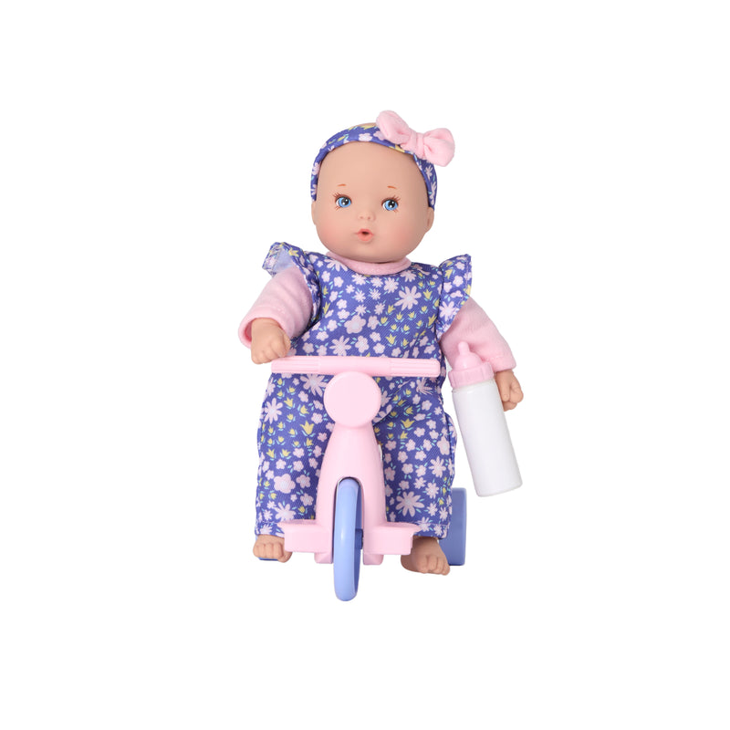 Little Cuties Trike Playset 8" Baby Doll New for 2025!  Expected to ship in May!  Pre-Order!