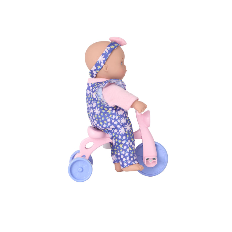 Little Cuties Trike Playset 8" Baby Doll New for 2025!  Expected to ship in May!  Pre-Order!