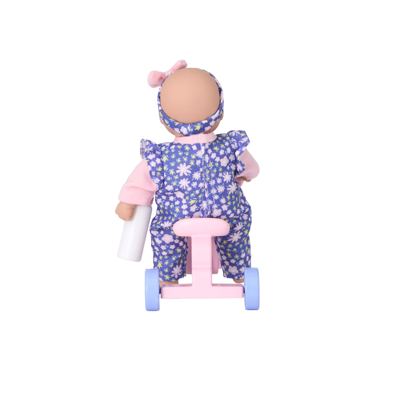 Little Cuties Trike Playset 8" Baby Doll New for 2025!  Expected to ship in May!  Pre-Order!