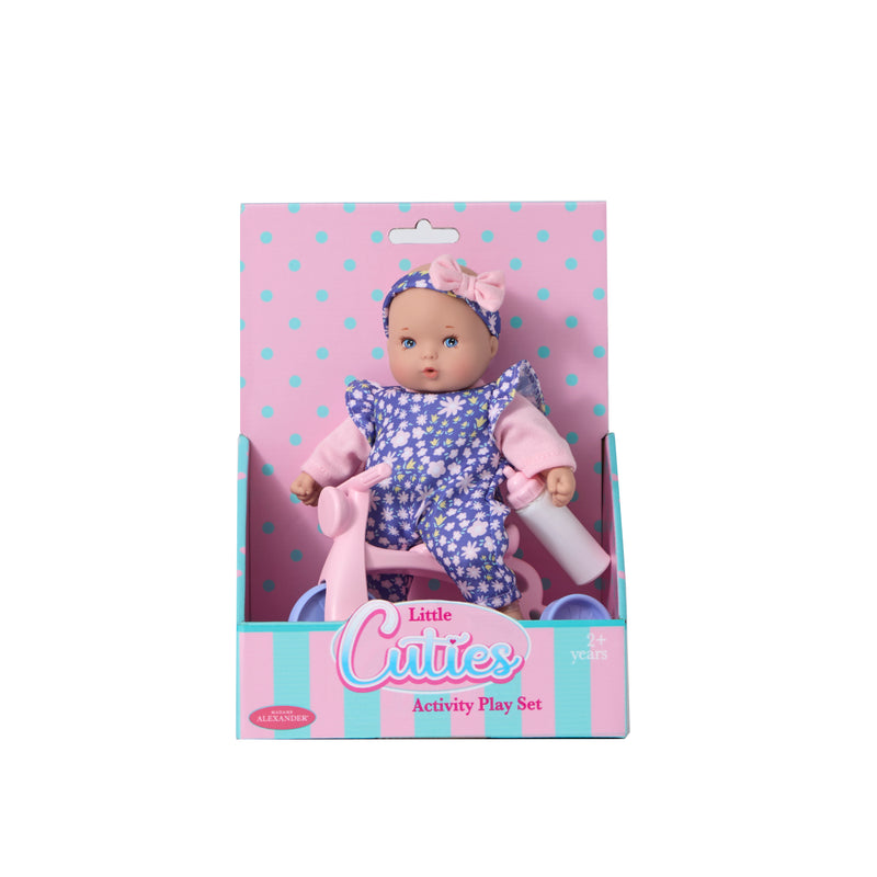 Little Cuties Trike Playset 8" Baby Doll New for 2025!  Expected to ship in May!  Pre-Order!