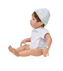 Tiny Love Wee Wonder, 18", In Stock!  Brown Eyes and Hair, Lt. Skin, New for 2026!