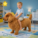 Golden Retriever Dog Life Size Animal Seat 35" L X 25.5" H