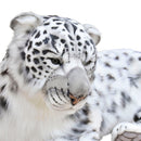 SNOW LEOPARD  LAYING LIFE SIZE  63''L, Endangered Animal