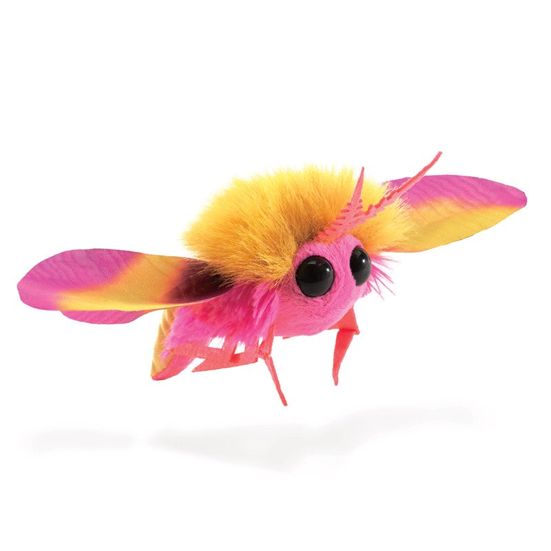 Mini Rosy Maple Moth Finger Puppet