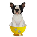 French Bulldog Tea Cup 6" H
