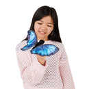 Blue Morpho Butterfly Finger Puppet!