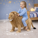 Lion Animal Seat 32"L X 21"H, Ships Mid-December!  Pre-Order!