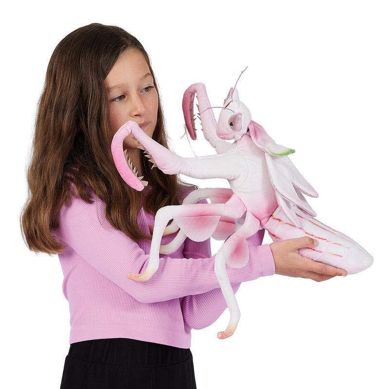 Orchid Mantis 5 finger Hand Puppet