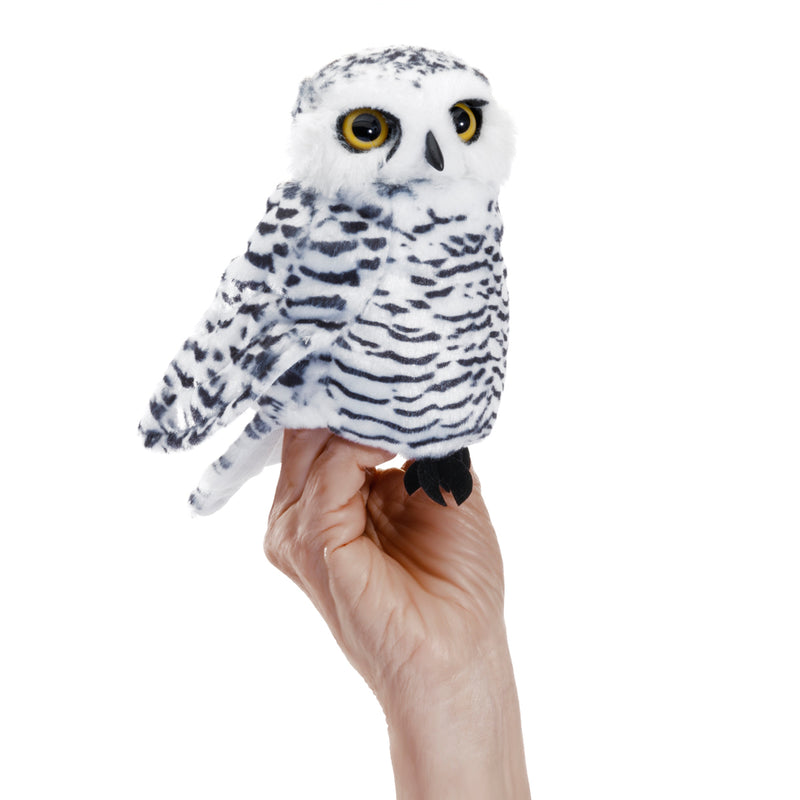 Small Snowy Owl Hand Puppet