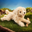 White Poodle Puppy Hand Puppet