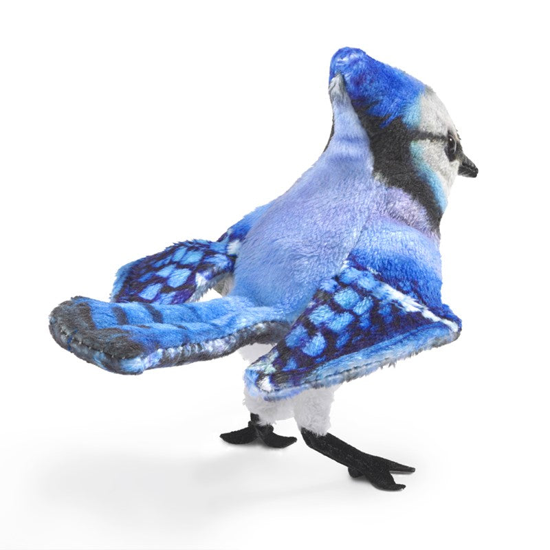 Mini Blue Jay Finger Puppet, Just Arrived In Stock!
