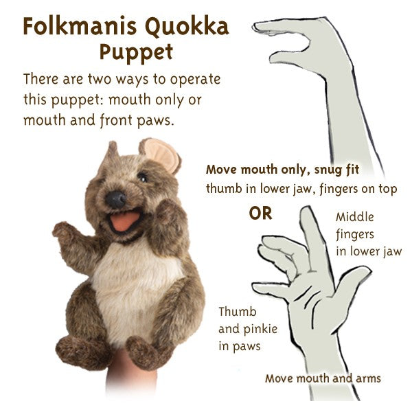 Quokka Hand Puppet