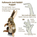 Jack Rabbit Hand Puppet, New!