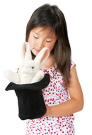 Rabbit in Hat Hand Puppet