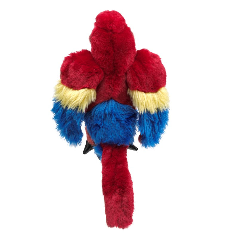 Scarlet Macaw Parrot Hand Puppet