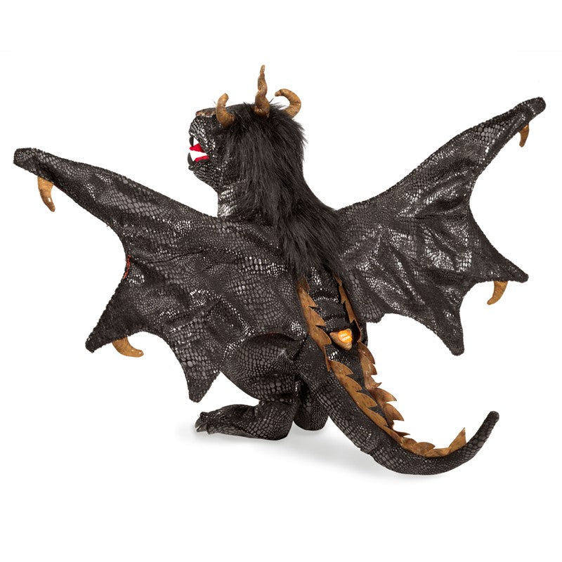 Black Dragon Hand Puppet