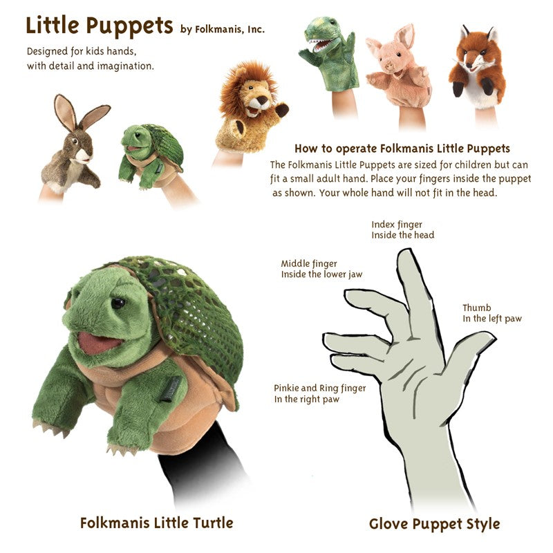 Little Turtle Child Size Puppet