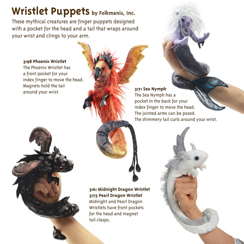 Phoenix Wristlet Finger Puppet from Folkmanis