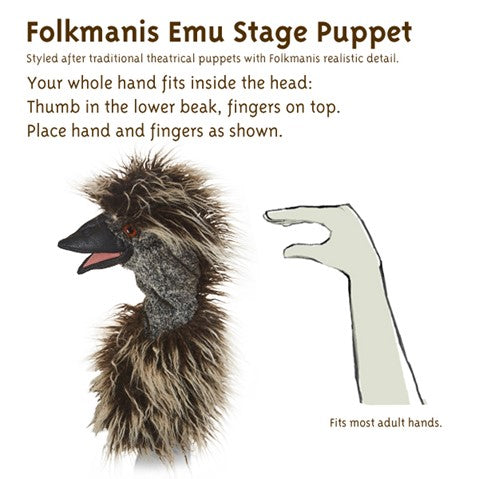 Emu Stage Puppet