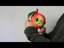 Worm In Apple  Finger Puppet