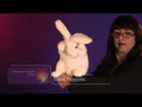 Standing White Bunny Rabbit  Hand Puppet, For Easter!  In Stock!