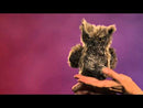 Screech Owl Hand Puppet, Turns Head