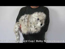 Snow Leopard Cub Hand Puppet, Endangered Animal