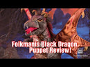 Black Dragon Hand Puppet